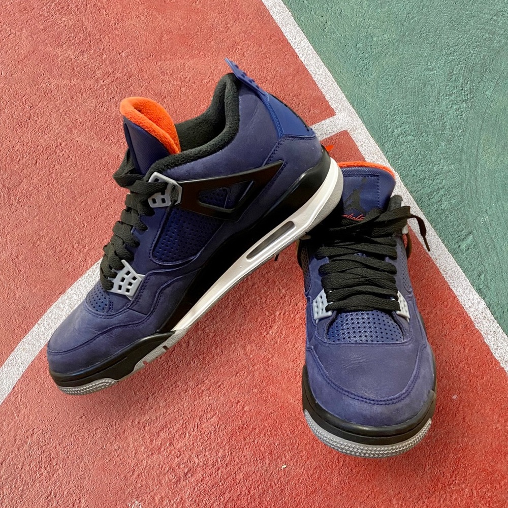 Air Jordan 4 Retro WNTR Loyal Blue 2019 10.5 Super Clean - Picture 2 of 16